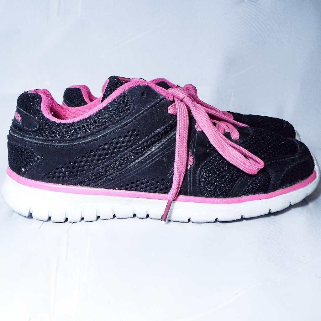 Womens U.S. Polo Association Athletic Shoes - Pink & Black - 8